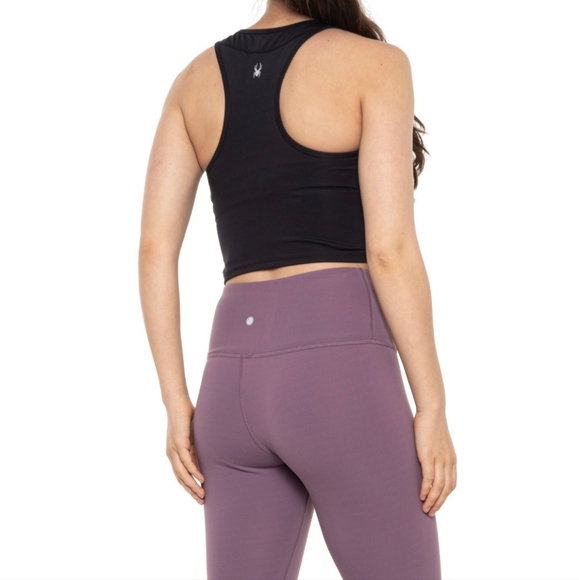 Brand New Spyder Sports Bra Cropped Tank Top - Racerback (For Women) - Picture 3 of 11